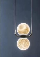 Lustre Moderne de Luxe en Gros, Lampe en Laiton et Albâtre, Finition Noir et Or, Ampoules Incandescentes, Garantie de 2 Ans pour l'Éclairage