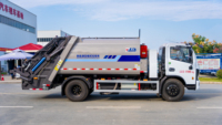 Camion de ramassage des ordures hydraulique Dongfeng 8CBM 4*2, écologique, à énergie nouvelle, pour les services d'assainissement urbain