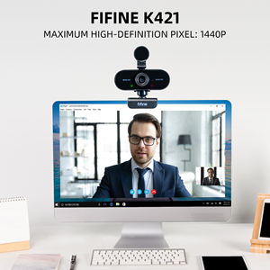 Trípode <span class=keywords><strong>K421</strong></span> para Cámara Pequeña, USB2.0 Plug and Play, Micrófono Incorporado, Sensor CMOS de Resolución 2K, Material Plástico, Ajustable en 360° - Product Image 2