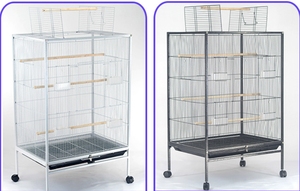 Bangke Papegaaienkooi Groothandel Hoogwaardige Metalen Vierkante Vogels Nest Metaal Home <span class=keywords><strong>Bird</strong></span> Fokreizen Draagbaar Huisdierendraadhuis - Product Image 2