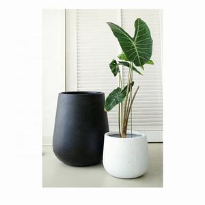 Jardinière en béton blanc, belle et grande, <span class=keywords><strong>pour</strong></span> plantes et fleurs - Product Image 6