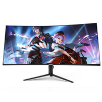Fournisseur OEM 40 pouces 75Hz 2ms 40 ''PC de bureau sans cadre multi-incurvé grand écran LED pour ordinateur de jeu