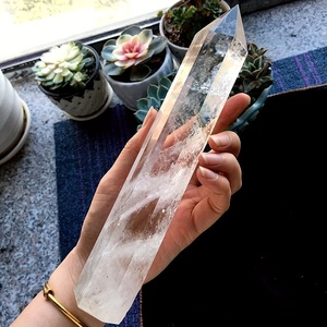 Cristal de Cuarzo Natural Transparente al por Mayor – Torre de Roca Blanca, Piedra Preciosa Suelta para Manualidades y Decoración del Hogar, Regalo de Pascua - Product Image 5