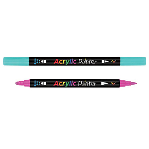 Lanzamiento 2026, Rotuladores de Pintura Acrílica de Doble Punta, 24 Colores, con Punta de Punto y Punta Fina, Regalo de Navidad, Manualidades - Product Image 3