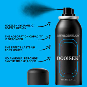 Spray de fibres capillaires effet naturel personnalisé en usine, <span class=keywords><strong>craie</strong></span> capillaire, couleur semi-permanente imperméable, fibres de construction capillaire en spray - Product Image 4