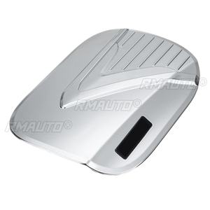 ฝาครอบถังน้ำมันเชื้อเพลิงโครเมียม ABS สำหรับตกแต่งรถยนต์ ป้องกันฝาถังน้ำมันเชื้อเพลิง สำหรับฮุนได พาลิเซด ปี 2019-2020 อุปกรณ์ตกแต่งรถยนต์ - Product Image 1