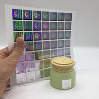 Autocollant personnalisé imprimé or, argent, soie, avec logo sur mesure, taille personnalisée, superposition holographique, résistant à l'eau
