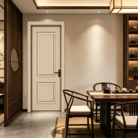 Portes intérieures modernes en MDF imperméable avec isolation acoustique et garantie de 2 ans pour les applications hôtelières, les chambres et les cuisines