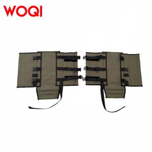 อุปกรณ์ป้องกันขาลูกวัว WOQI สีเขียว ไนลอน 54x33 ซม. แบบ Molle สำหรับการล่าสัตว์ เดินป่า ใช้ในฟาร์ม ป้องกันหิมะ ใช้ได้กับทุกขนาด - Product Image 3