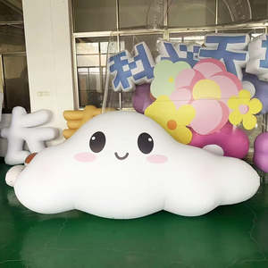 Globo Inflable <span class=keywords><strong>de</strong></span> <span class=keywords><strong>Helio</strong></span> con Iluminación LED para Decoración Colgante <span class=keywords><strong>de</strong></span> Techo, Globo Nube Inflable Colgante Personalizado para Publicidad - Product Image 1