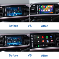 WIZCAR A3 müzik harita kutusu Baidu Carlife'ı Android Oto adaptörüne dönüştürmek için Honda MNV eNS1 eNP1 Android Telefon için