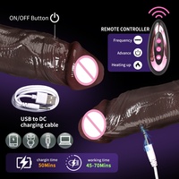 Fernbedienbare Flüssigsilikon-Heizvibratoren Realistische Klitoris-Dildos Stoßvibratoren für Frauen Masturbatoren - LM-C-T838