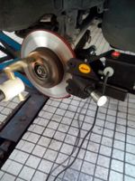 Machine de rectification de disques de frein Aomai AM983, machine de polissage à vitesse variable AM522, machine de réparation AC Schnitzer X6 E71 SUV/F02