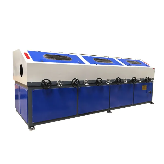 New Generation of two groups stainless steel pipe polishing machine with full cover