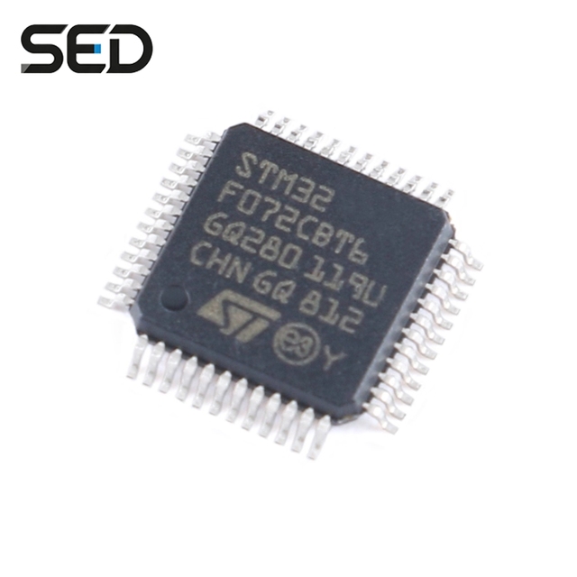 48-LQFP 32-Bit 48MHz 128KB FLASH Microcontroller IC Original STM32F072CBT6