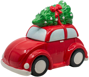 Tazas de Cerámica Decorativas de Navidad con Diseño de Coche de Dibujos Animados en 3D Personalizadas para Golosinas y Bebidas - Product Image 1
