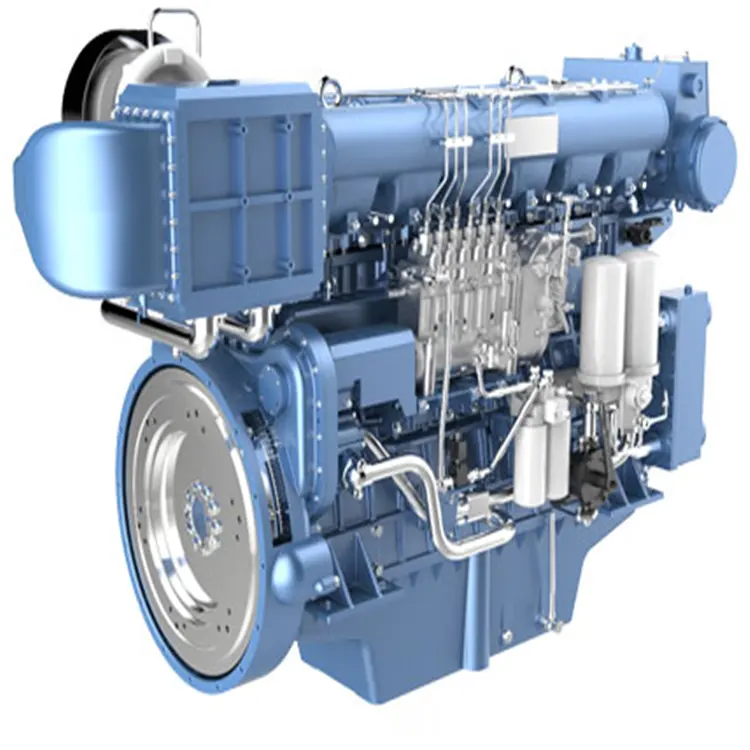 1000hp 8 सिलेंडरों पानी ठंडा weichai समुद्री डीजल इंजन के लिए 8170ZC1000-5