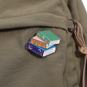 Broches de Esmalte de Fantasía al por Mayor, Broches Personalizados de <span class=keywords><strong>Acotar</strong></span>, Broches de Diseño, Broches de Moda, Joyería Coleccionable para Amantes de la Lectura, Regalo - Product Image 3