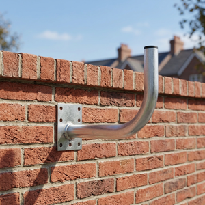 Soporte de Pared en Forma de L de Zinc + RPR para Antenas (Televes 7393, 36 mm de Diámetro) - Product Image 3