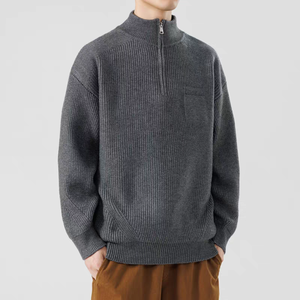 Suéter de <span class=keywords><strong>Cuello</strong></span> <span class=keywords><strong>Alto</strong></span> para <span class=keywords><strong>Hombre</strong></span>, Suave, Agradable al Tacto, Moderno y Versátil, Ideal para Usar en Invierno, Cálido, para Interior o Exterior - Product Image 2