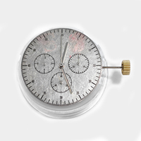 Accessoires de montre de haute qualité, tout nouveau mouvement Dandong 4130 à six aiguilles avec ressort bleu
