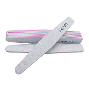 Neiss professionale Zebra lima per unghie durevole in acciaio inossidabile spugna smacchiante tampone per Manicure strumento con strisce di macinazione - Product Image 6