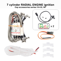 Mesin Radial Tujuh Silinder Premium RCEXL B-07 CDI dengan Easy Start Auto Advance dan Tutup Kabel 1/4-32 90 Derajat