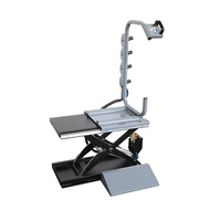 Élévateur hydraulique rapide pour équilibrage de pneus 75 kg – Outil de levage de roues pour voiture – Rehausseur de pneus et de roues centrales