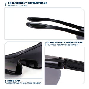 نظارات واقية من مواد الكمبيوتر من المصنع ، نظارات السلامة الصناعية لحماية العين ، نظارات السلامة <span class=keywords><strong>Z87</strong></span> غير قابلة للكسر - Product Image 5