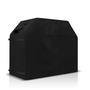 Housse de barbecue BSCI Factory Home 58 pouces, housse de barbecue à gaz pour Weber, résistante à l'eau, noire, sur mesure - Product Image 1