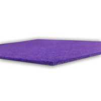 Panneau acoustique en feutre coloré, panneau absorbant le son en fibre de polyester, taille personnalisée, panneau mural pour le contrôle du bruit intérieur