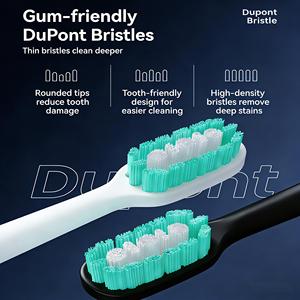 Spazzolino Elettrico Sonico per Igiene Orale con Sensore di Pressione, Display LED, Tecnologia Intelligente, Sbiancamento Denti, Setole Morbide, Impermeabile IPX7 - Product Image 3