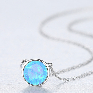Ensemble collier et boucles d'oreilles en zircon 6*6 mm, argent sterling 925, bijoux haut de gamme pour fiançailles, anniversaire et cadeau - Product Image 3