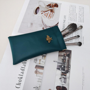 Estuche para gafas, rectangular, Green Pines, cierre automático, bolsa de almacenamiento portátil para gafas de sol - Product Image 2