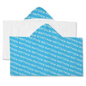 Serviette de plage personnalisée avec nom ludique pour bébé, cadeau de vacances, serviette de bain de <span class=keywords><strong>piscine</strong></span>, serviette à capuche pour enfants et adultes - Product Image 2