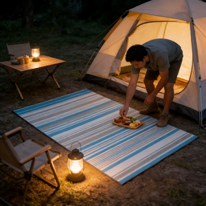 ผู้ผลิตพรมโพลีโพรพิลีนขายส่ง <span class=keywords><strong>เครื่อง</strong></span>จักรผลิต พรมพลาสติก PP แบบกลับด้านได้ กันน้ำ <span class=keywords><strong>ซัก</strong></span>ได้ ใช้กลางแจ้ง - Product Image 5