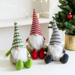 Nouveauté : Ornements de Noël en forme de vieil homme sans visage, lutins de Noël nordiques, décorations de Noël et accessoires pour la photographie - Product Image 1