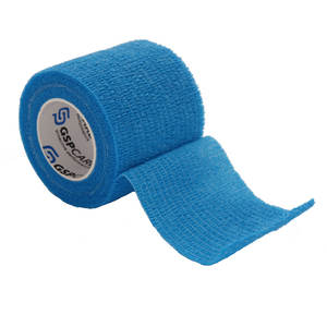 ضمادة مرنة ملفوفة بألوان رياضية متماسكة مقاومة للماء خالية من اللاتكس 5 * m ضمادة ذاتية لدعم العينة - Product Image 6