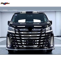 Kit carrosserie VF60 Master Edition pour Toyota Hiace 300 2019-2023, mise à niveau au look Vellfire, pare-chocs, calandre, capot, phares LED
