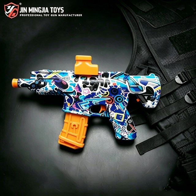 Blasters AWM Blaster Gun Outdoor Shooting Games Toy with Gel Splatter Ball Soft Plastic Bullets-Pistola Hidrogel M416