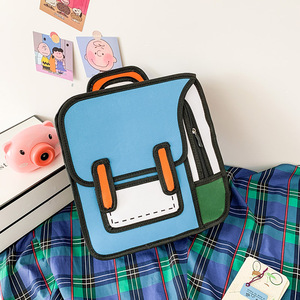 幼儿园书包时尚<span class=keywords><strong>2D</strong></span> 3D卡通婴儿儿童背包女生书包 - Product Image 6
