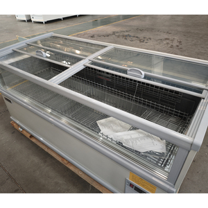 Congélateurs commerciaux avec porte coulissante <span class=keywords><strong>en</strong></span> verre, vitrine réfrigérée, réfrigérateur, <span class=keywords><strong>congélateur</strong></span> pour la présentation d'aliments surgelés - Product Image 1