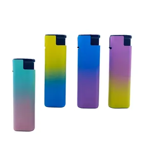 Factory Supplier Windproof Electric Lighter Jet Touch Lighter Refillable Gas With Logo