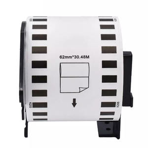 Rollos de Papel Térmico Continuo para Oficina, 62mm*30.48m, Compatible con Cinta de Etiquetas <span class=keywords><strong>Brother</strong></span> DK 22205 para Envío, Venta al Por Mayor - Product Image 4