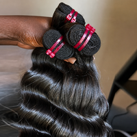 Extensions de Cheveux Humains Naturels Vietnamiens Bruts, Lisses, Grade 16A, Non Traités, Couleur Naturelle, Tissage Rapide