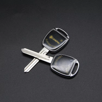 Clés de voiture vierges en acier de marque de fabricant pour remplacement, clés de véhicule personnalisées avec logo