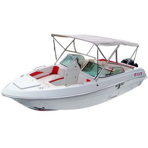 Barco de Recreo Deportivo de Fibra de Vidrio de 22 Pies con Cubierta Abierta para 8 Pasajeros, Aprobado por la CE, en Venta - Product Image 2