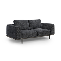 Ensemble de canapés de bureau modernes et extensibles en cuir et tissu de luxe pour les salles d'attente des hôpitaux et des espaces commerciaux