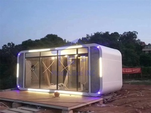 Panel sándwich de acero duradero, cápsula vacía, diseño de caja de manzana, resistente al agua para Villa, apartamento, hoteles, atracciones, tiendas, uso doméstico - Product Image 3