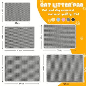 เสื่อทรายแมวเนื้อใสหลากสีกันลื่นแผ่นปูทรายแมว - Product Image 3